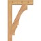 Ekena Millwork Balboa Block Smooth Bracket, Western Red Cedar, 3 1/2"W x 20"D x 32"H BKT04X20X32BOA05SWR - alternate 3